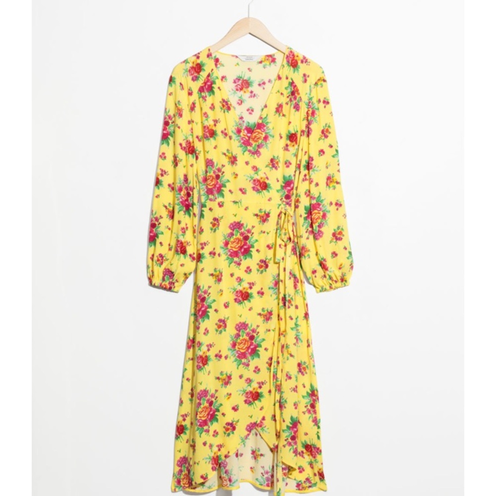 & Other Stories Ruffled Wrap Dress